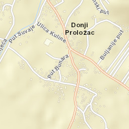 Proložac Street Map