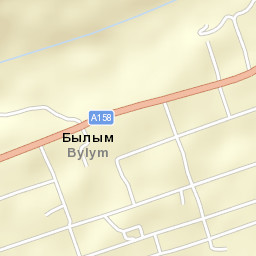 Bylym Street Map