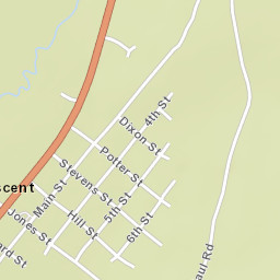 137022-137218 The Dalles-California Highway Street Map