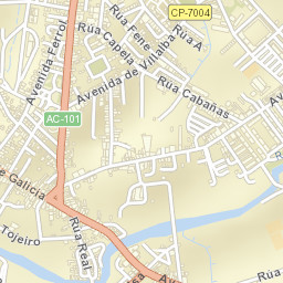 As Pontes de García Rodríguez Street Map