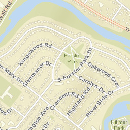 Oakville Street Map