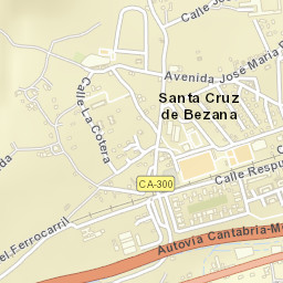 Santa Cruz de Bezana Street Map