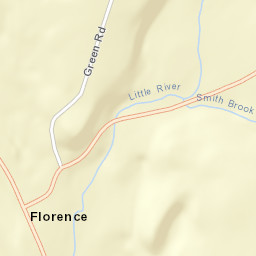 Florence New York Street Map
