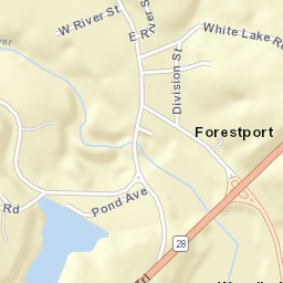 Forestport New York Street Map
