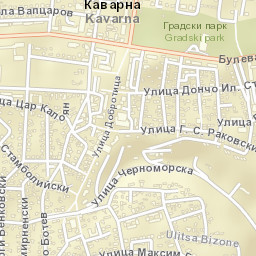 Kavarna Street Map