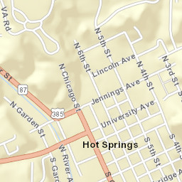 610-698 Albany Avenue, Hot Springs, SD Street Map