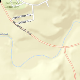 Woodhull New York Street Map