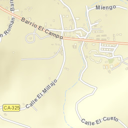 Miengo Street Map