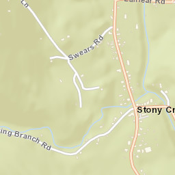 Stony Creek New York Street Map
