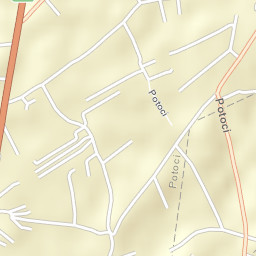 Potoci Street Map