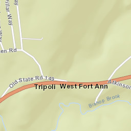 West Fort Ann New York Street Map