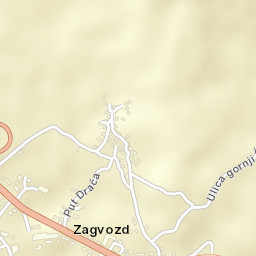 Zagvozd Street Map