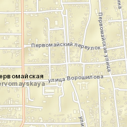 Pervomayskaya Street Map