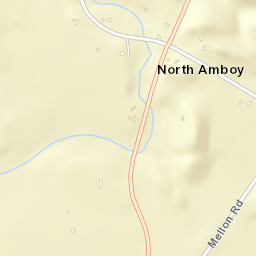 North Amboy New York Street Map