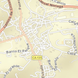 Comillas Street Map