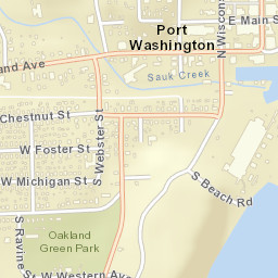 100 North Franklin Street, Port Washington, WI  Street Map