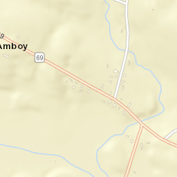 West Amboy New York Street Map
