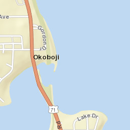 1009 US-71 Arnolds Park Iowa Street Map