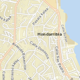 Hondarribia Street Map