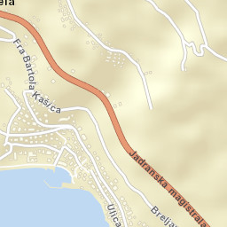 Brela Street Map