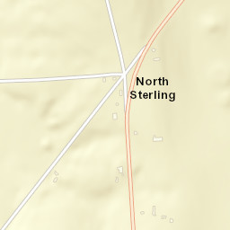 North Sterling New York Street Map
