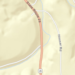 West Branch New York Street Map