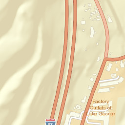 French Mountain New York Street Map