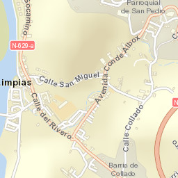 Limpias Street Map