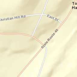 Hartford New York Street Map