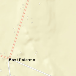 East Palermo New York Street Map