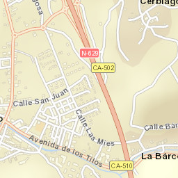 Ampuero Street Map