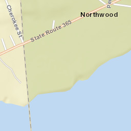 Northwood New York Street Map