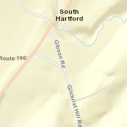 South Hartford New York Street Map