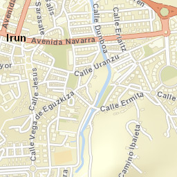 Irun Street Map