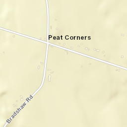 Peat Corners New York Street Map