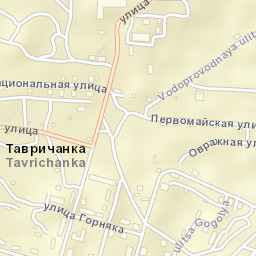 Tavrichanka Street Map