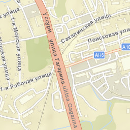 Uglovoye Street Map
