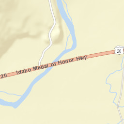 U.S. 20, Bellevue, ID 83313, America Street Map