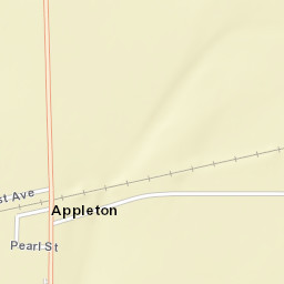 Appleton New York Street Map