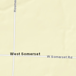 West Somerset New York Street Map