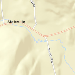 Slateville New York Street Map