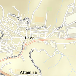 Lezo Street Map