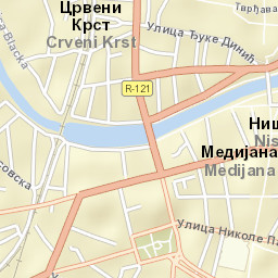 Nišava Street Map