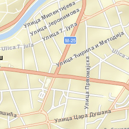 Niš Street Map