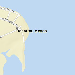 Manitou Beach New York Street Map