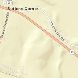 Suttons Corner New York Street Map