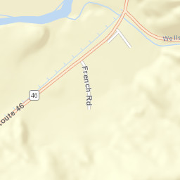 Frenchville New York Street Map