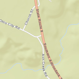 Ohio New York Street Map