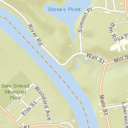 Hadley New York Street Map