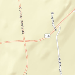 Adamsville New York Street Map